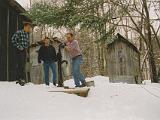 Jeffs Cabin 12 : America, Jeff's Cabin, Miscellaneous, People, Thomas Vogelsang, USA, Vermont, Winter, Wolfgang Hokenmaier