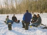 Jeffs Cabin 13 : America, Bernhard Wunder, Doris Bittruf, Jeff's Cabin, Miscellaneous, People, Thomas Vogelsang, USA, Vermont, Winter